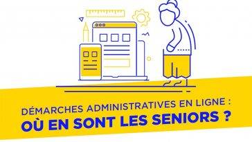 Infographie Seniors et démarches en ligne